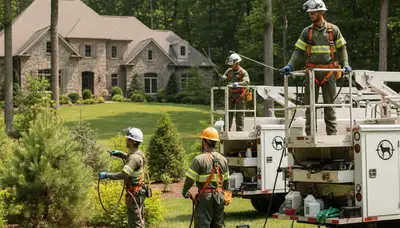 Deer deterrent protection for trees and landscapes in Salisbury, MD by local tree service professionals