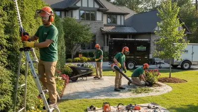 Salisbury, MD tree service crew providing professional tree removal and landscaping care