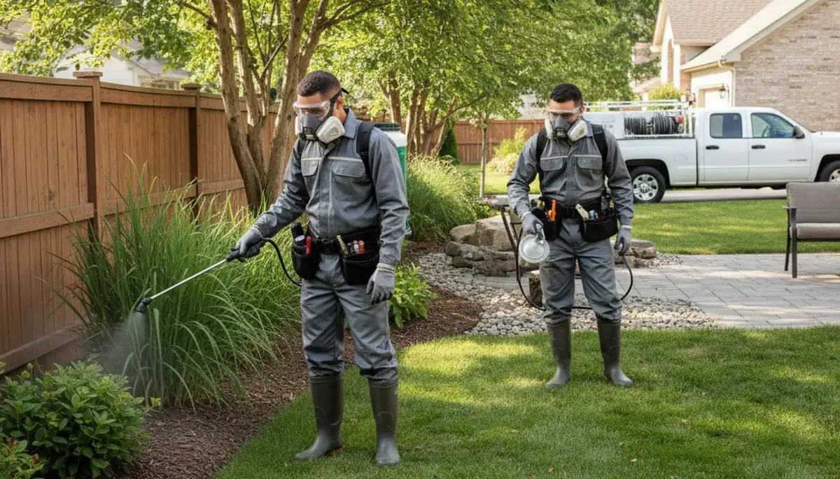 Professional tick control treatment for yards in Salisbury, MD to protect families and pets