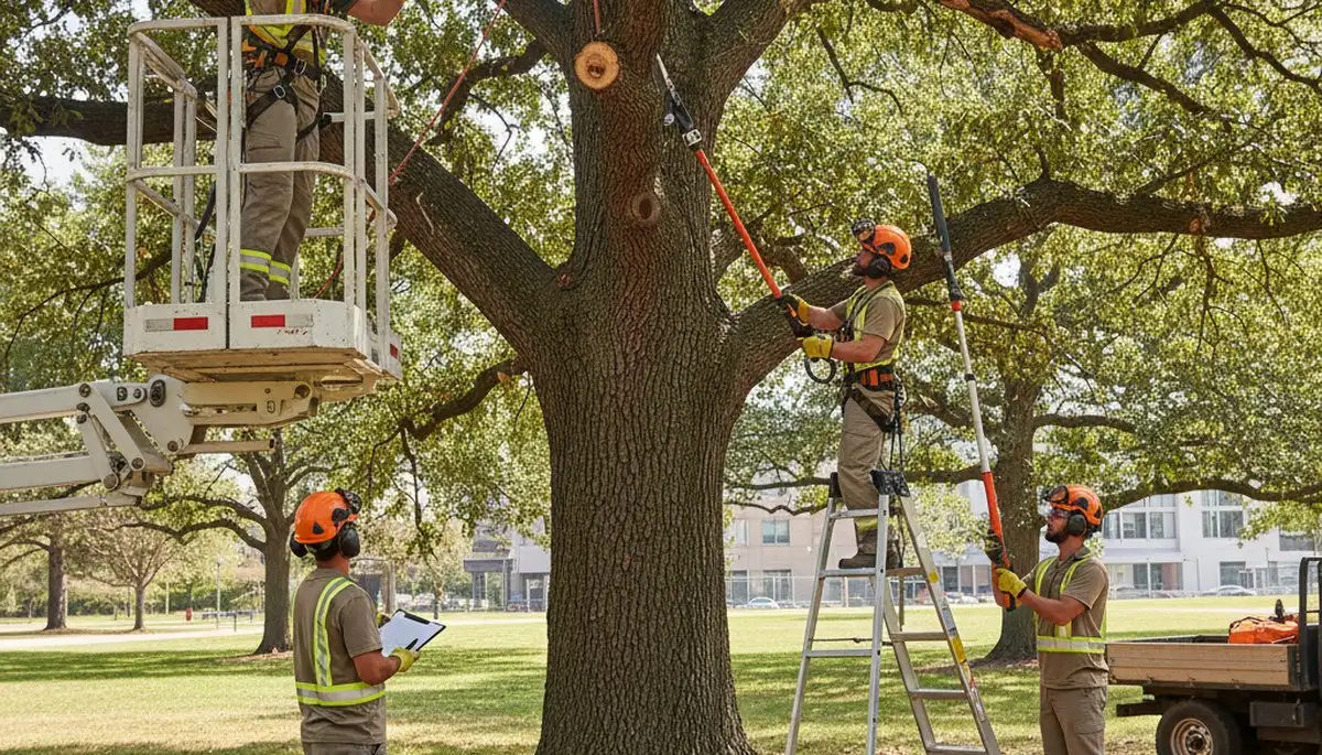Tree health specialist treating diseased trees in Salisbury, MD