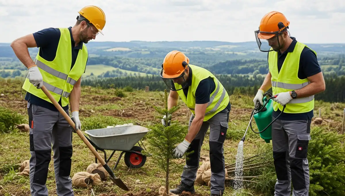Tree planting service in Salisbury, MD by Arbor Tree Care for residential and commercial landscapes