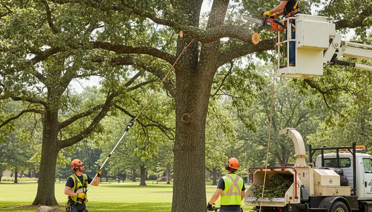 Professional tree trimming service in Salisbury, MD for safe canopy care on residential properties