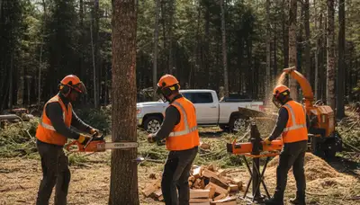 Woodlot management service in Salisbury, MD improving woodland safety and health